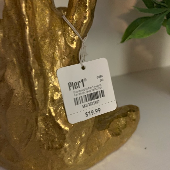 Pier 1 Accents Pier Golden Namaste Yoga Giraffes Statue Nwt Poshmark